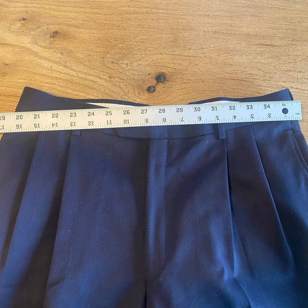 Jones New York‎ Dark Navy Men's Pleated Cuff Classic Suit Preowned